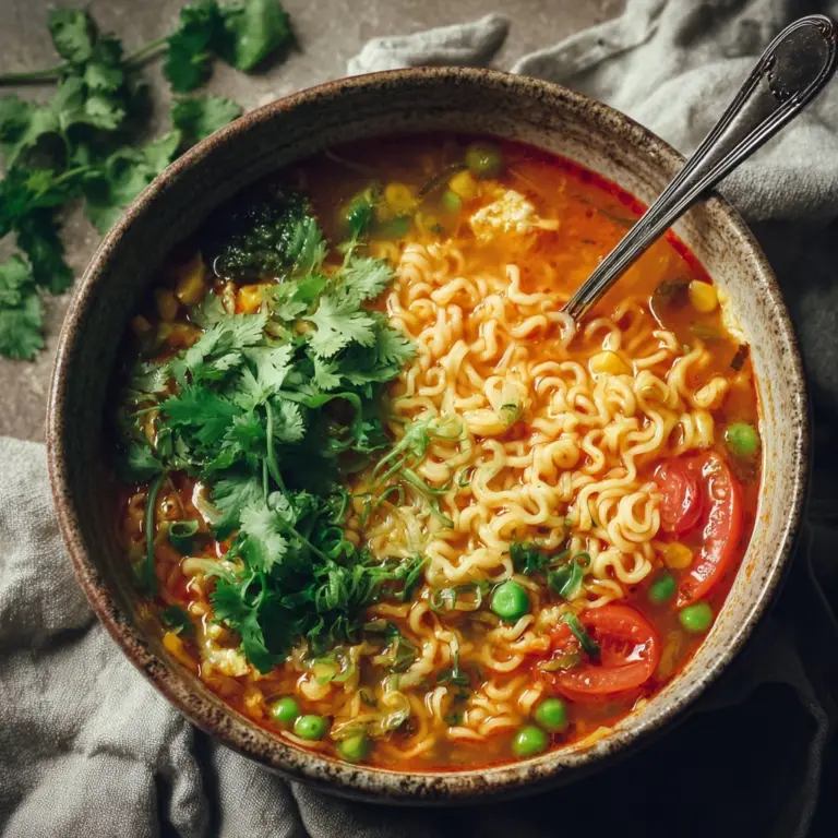 Thai Red Curry Noodle Soup Recipe