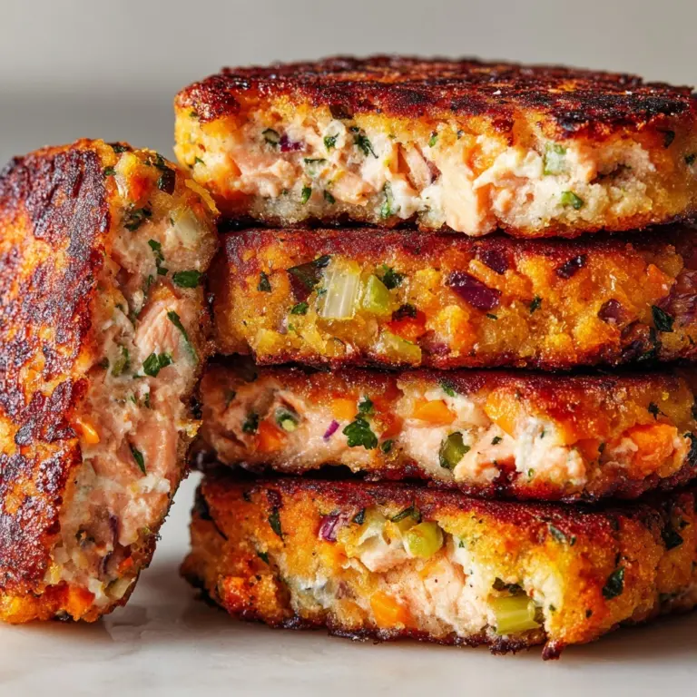 Mediterranean Salmon Patties Recipe