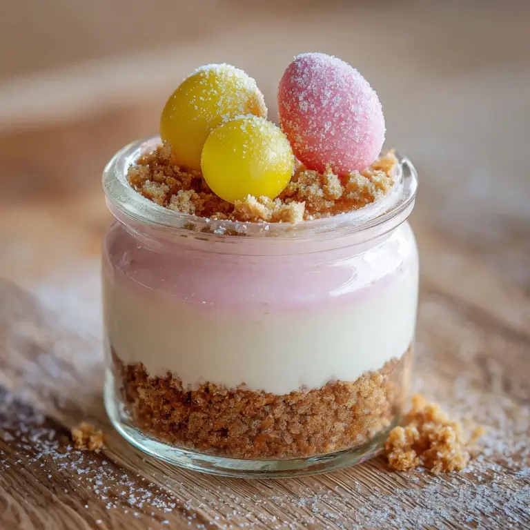 Easter Egg Cheesecake Jars Recipe