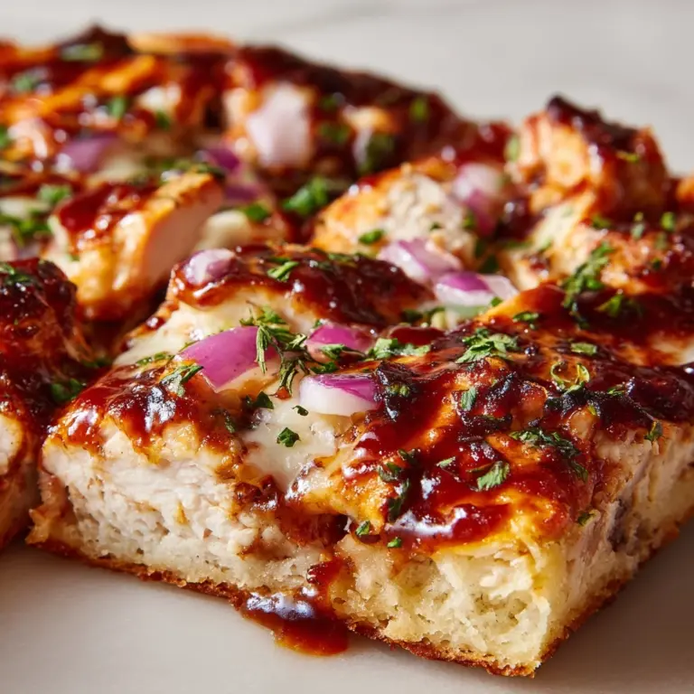 BBQ Chicken Flatbread Pizza Recipe