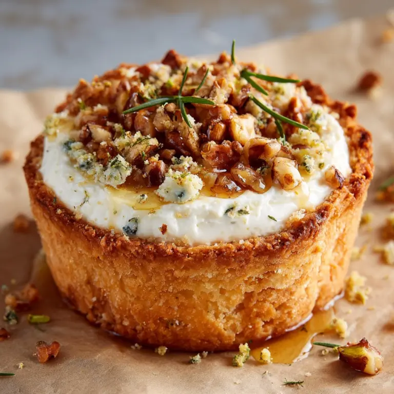 Goat Cheese and Walnut Tarts Recipe