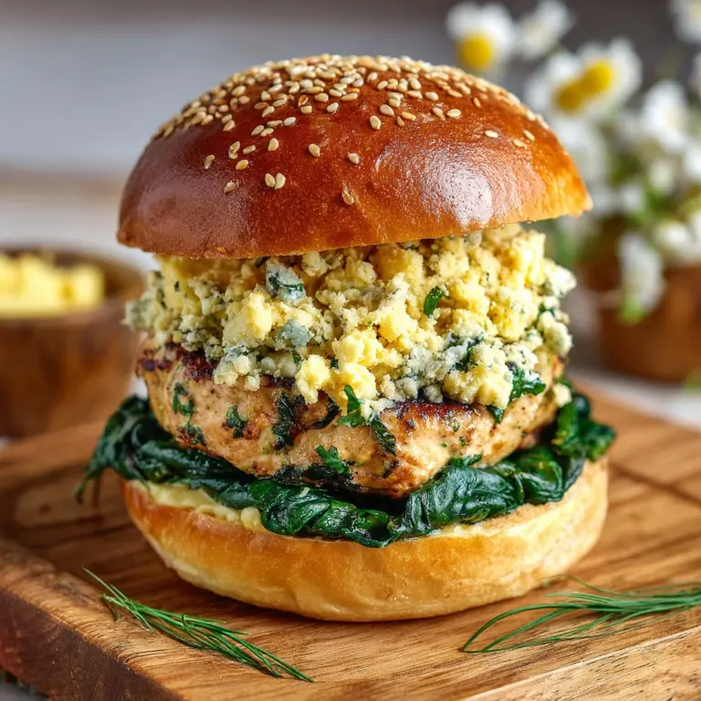 Spinach Chicken Burgers: The Ultimate Healthy Recipe