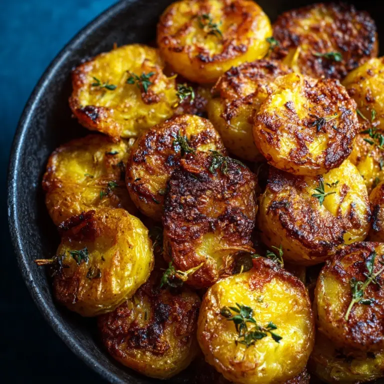 Honey Butter Smashed Potatoes Recipe