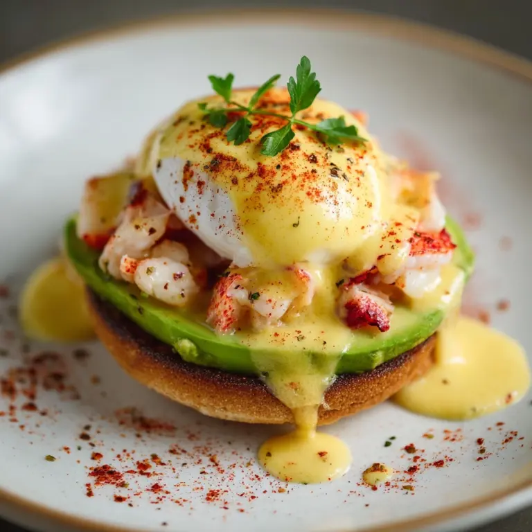 Crab & Avocado Eggs Benedict Recipe