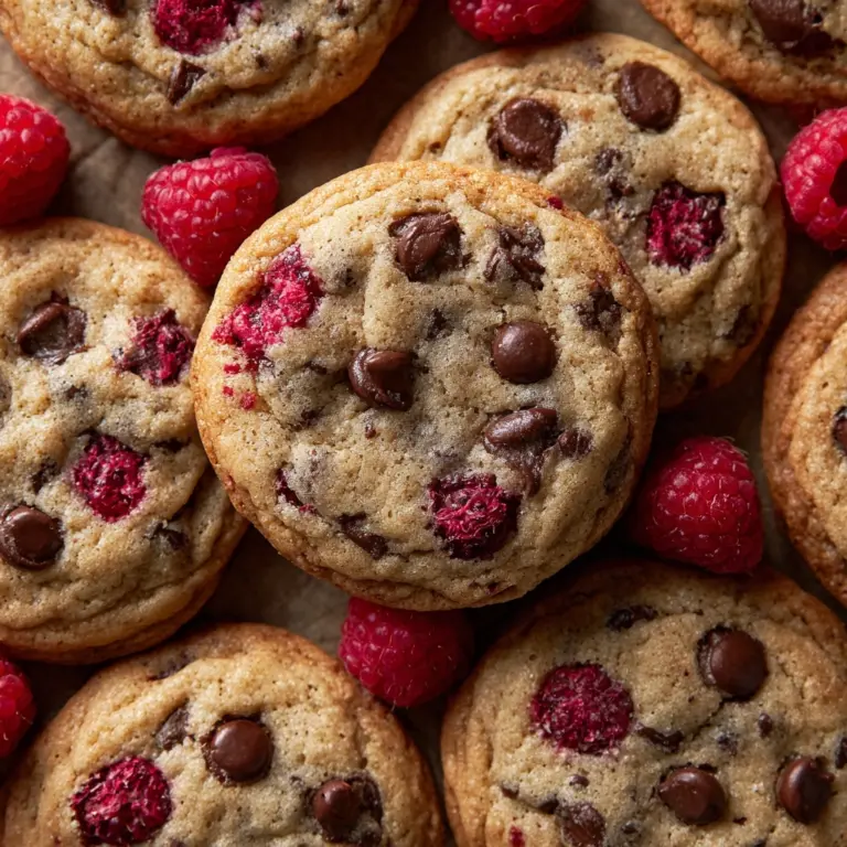 Raspberry Chocolate Chip Cookies Recipe
