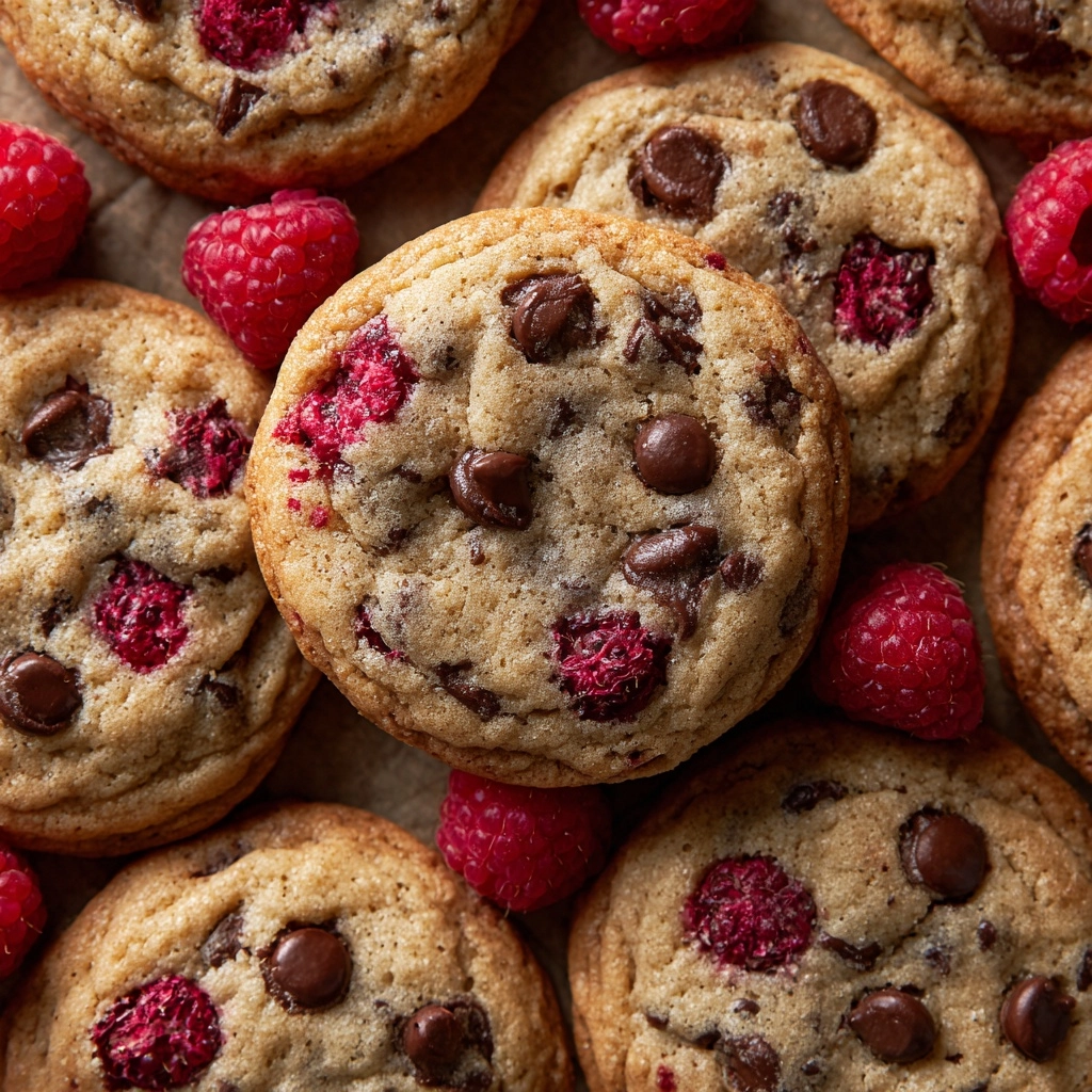 Raspberry Chocolate Chip Cookies Recipe