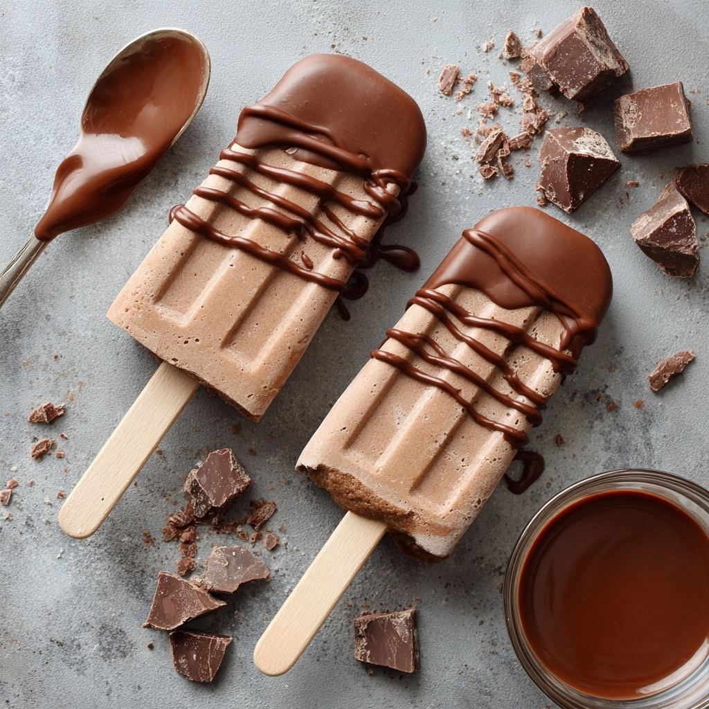 Chocolate Ice Cream Bars Recipe - Recipe Image