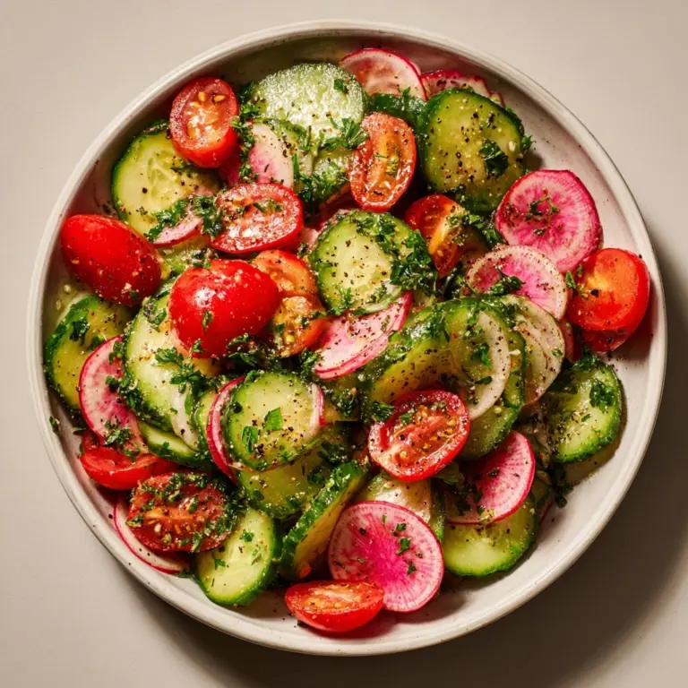 Cucumber and Tomato Salad Recipe