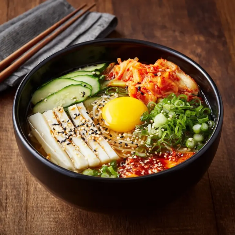 Naengmyeon (Korean Cold Noodles) Recipe