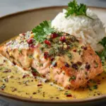 Salmon in Creamy Red Pesto Sauce Recipe
