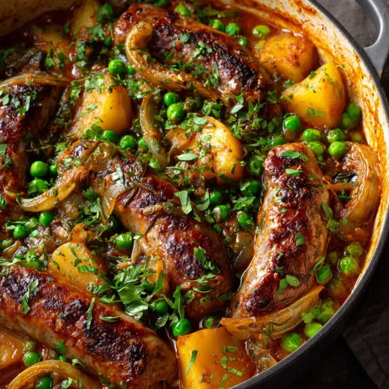 Healthier Curried Sausages Recipe