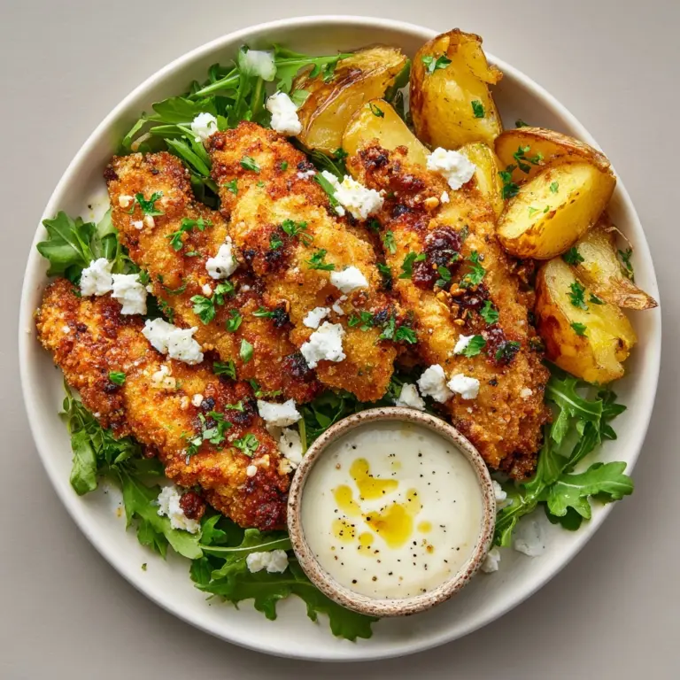 Crispy Hot Honey Feta Chicken Recipe