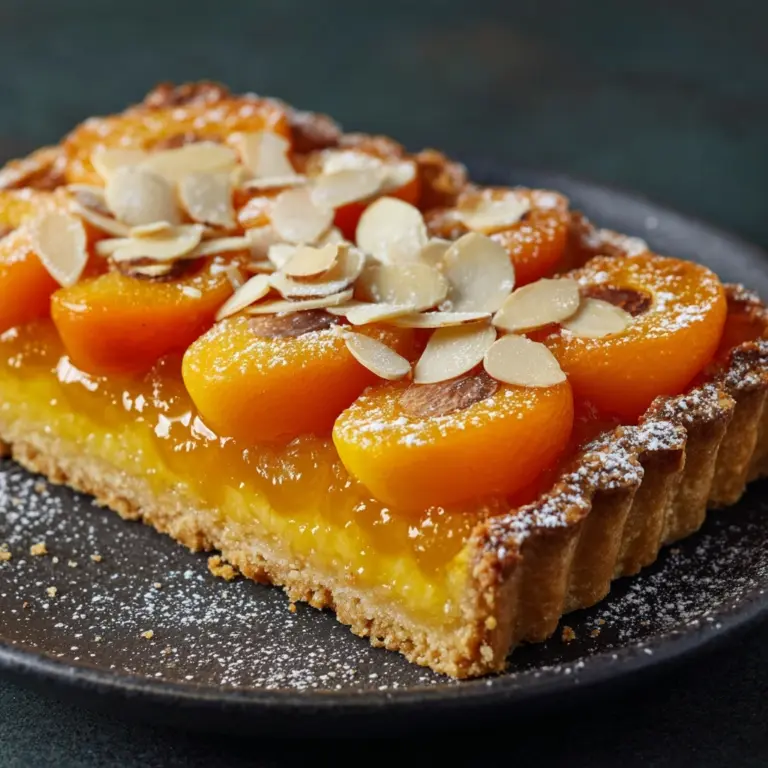 Apricot Almond Tart Recipe