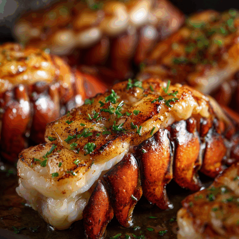Butter-Basted Broiled Lobster Tails Recipe