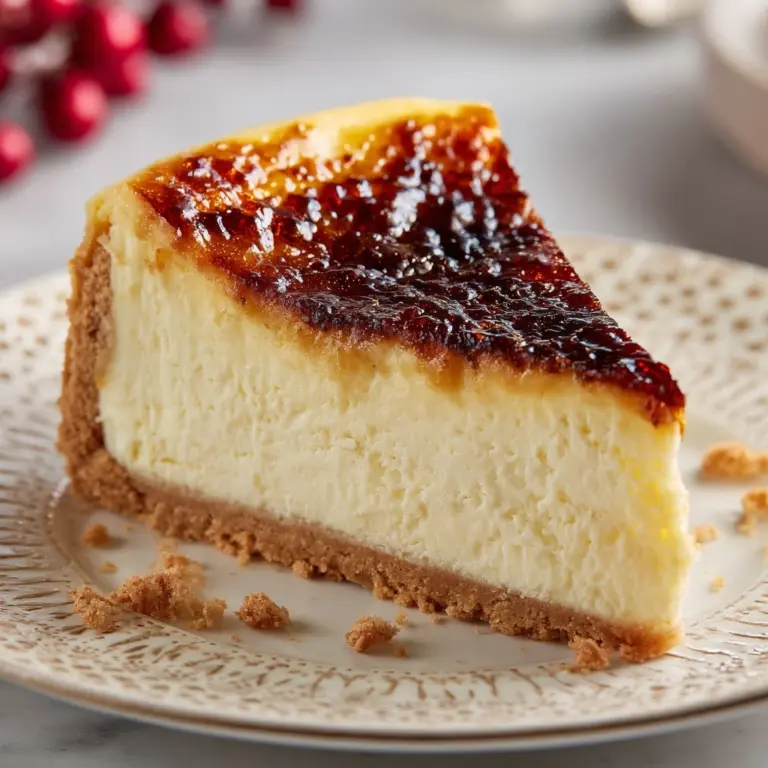 Crème Brûlée Cheesecake Recipe