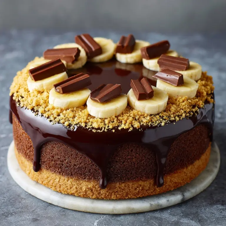 Banana and Chocolate Delight Cake Recipe