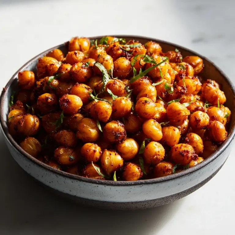 Spicy Roasted Chickpeas Recipe