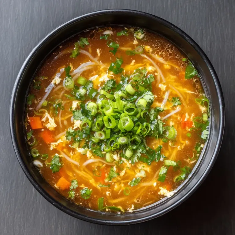 Vegetarian Hot and Sour Soup Recipe