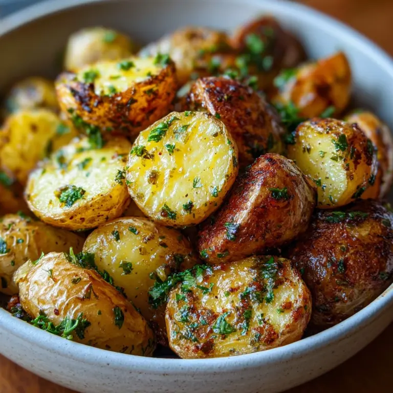 Garlic Roast Potatoes Recipe