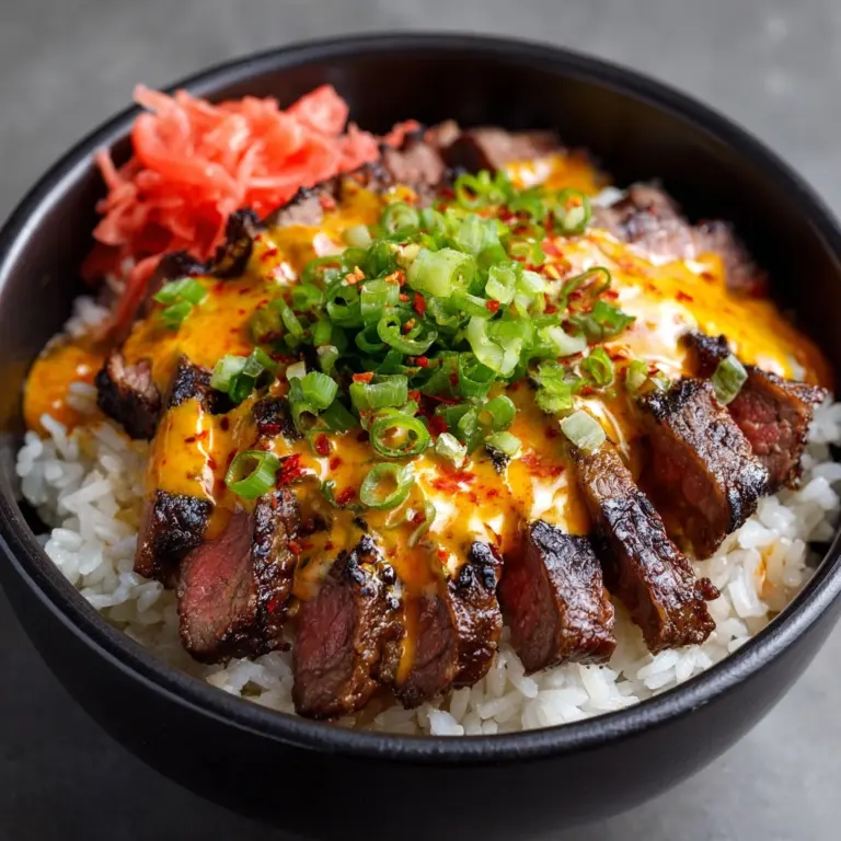 Korean BBQ Steak Bowls Recipe