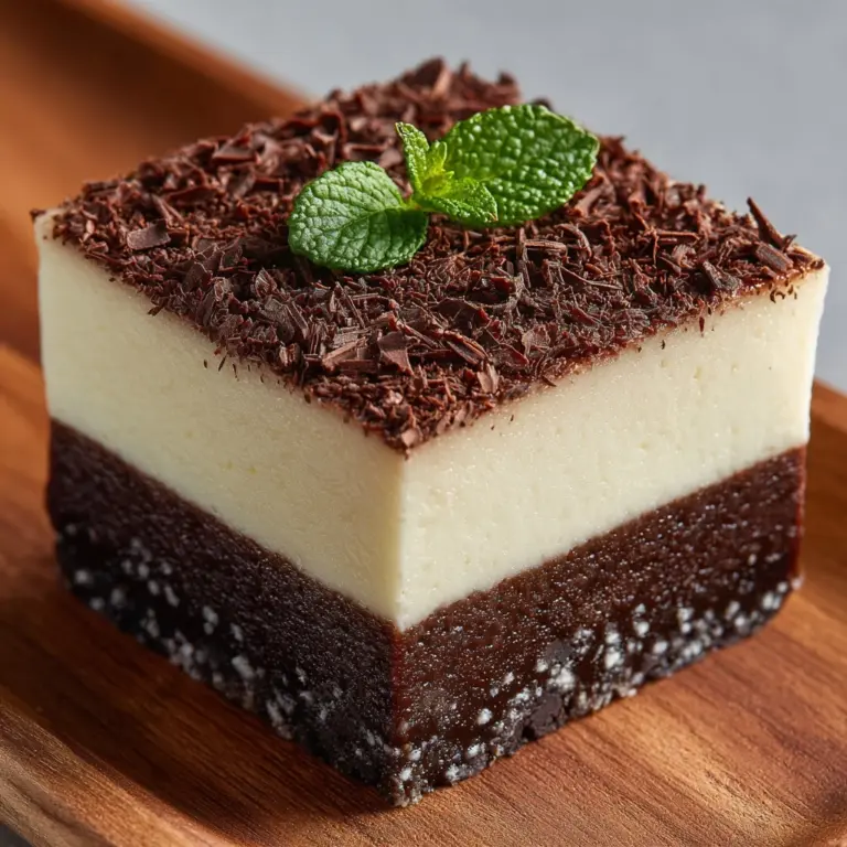 No-Bake Minted Earl Grey Slice Recipe