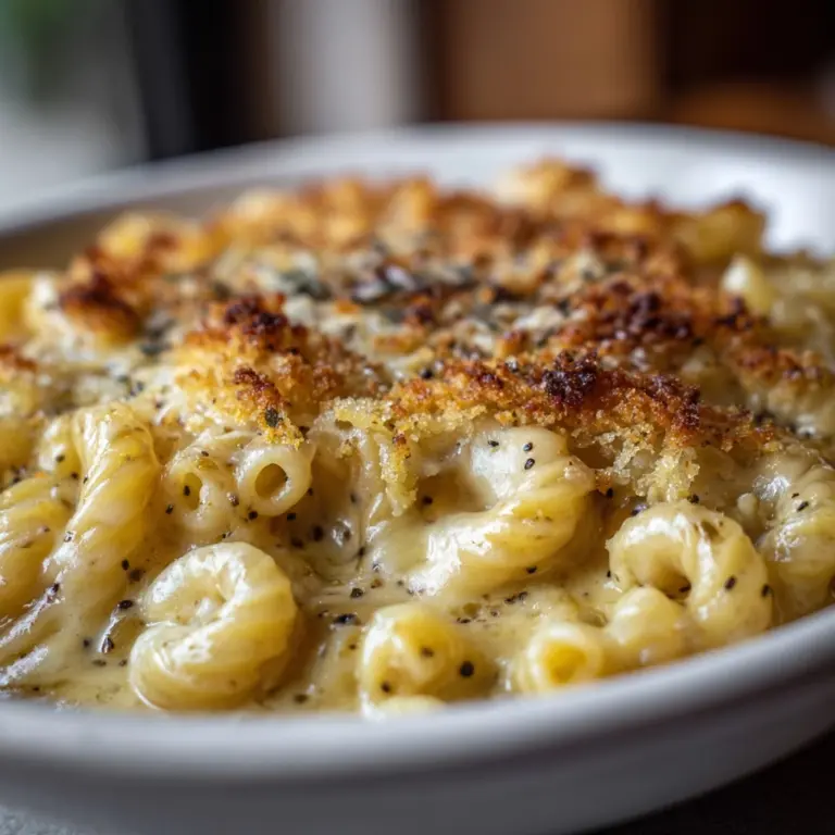 Parmesan Garlic Chicken Mac and Cheese Recipe