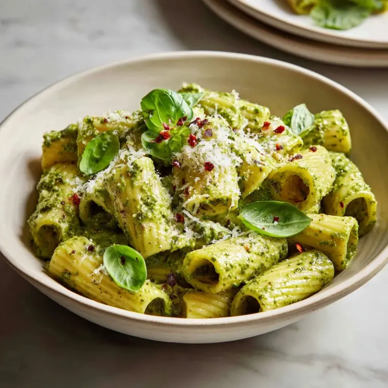 Avocado Pesto Pasta Recipe