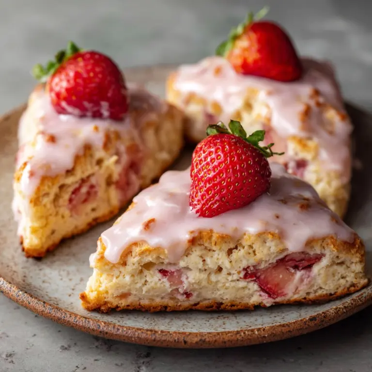 Strawberry Buttermilk Scones Recipe