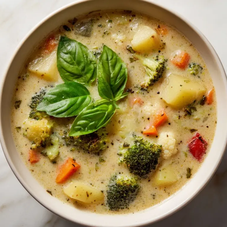 Easy Cheesy Vegetable Chowder Recipe