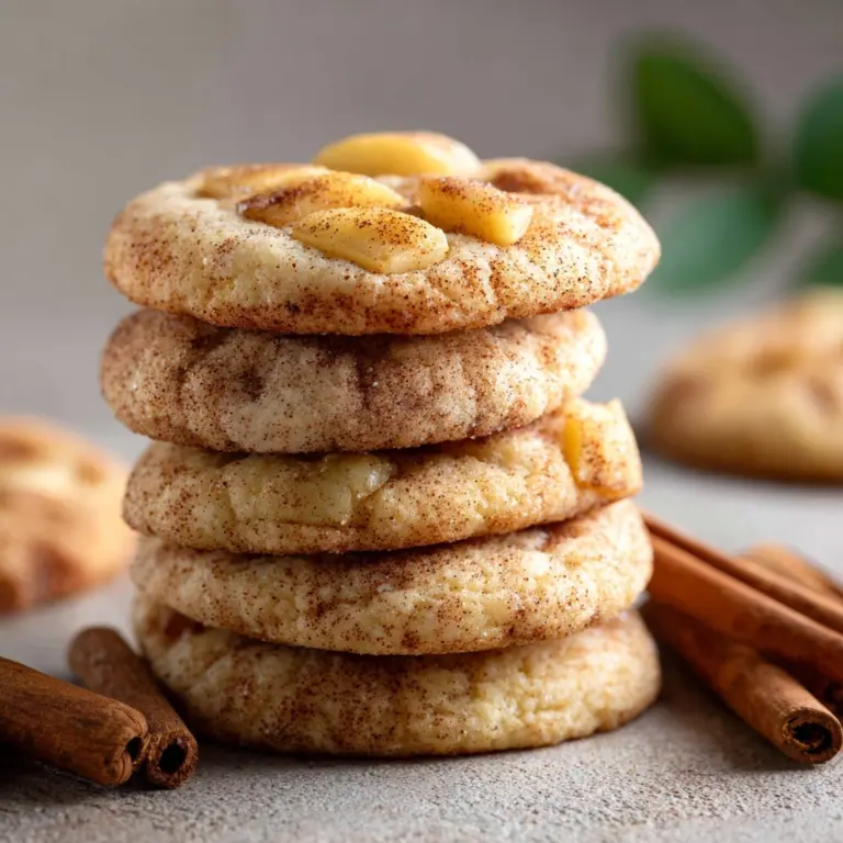 Cinnamon Apple Snickerdoodle Cookies Recipe