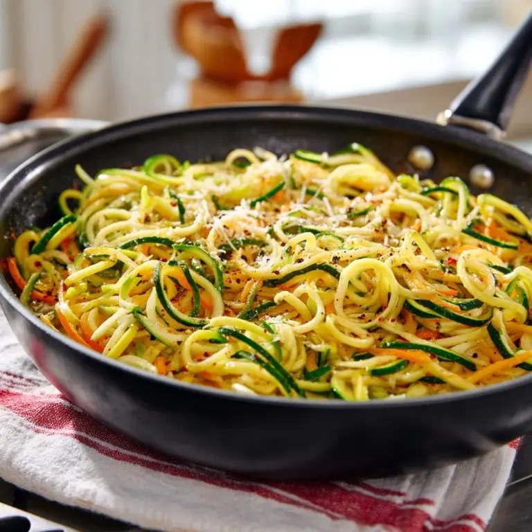 Zucchini Noodle Stir Fry Recipe