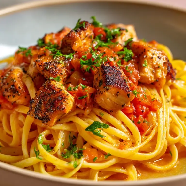 Cowboy Butter Chicken Linguine Recipe