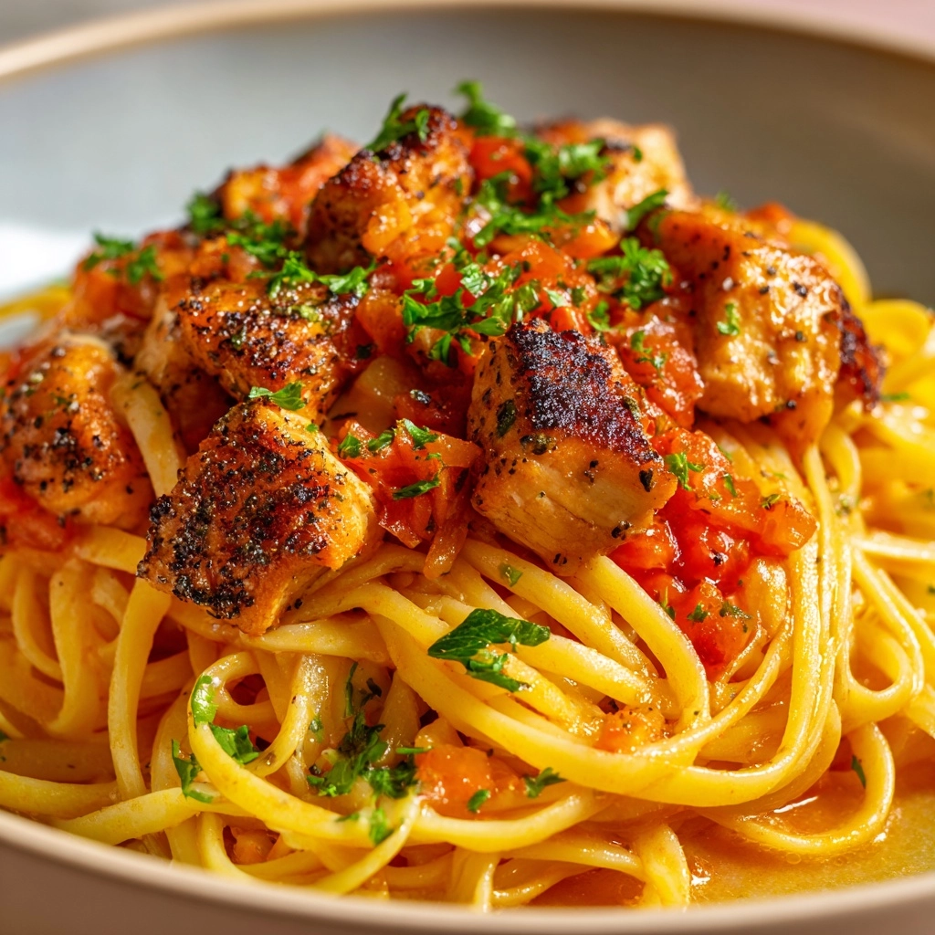 Cowboy Butter Chicken Linguine Recipe