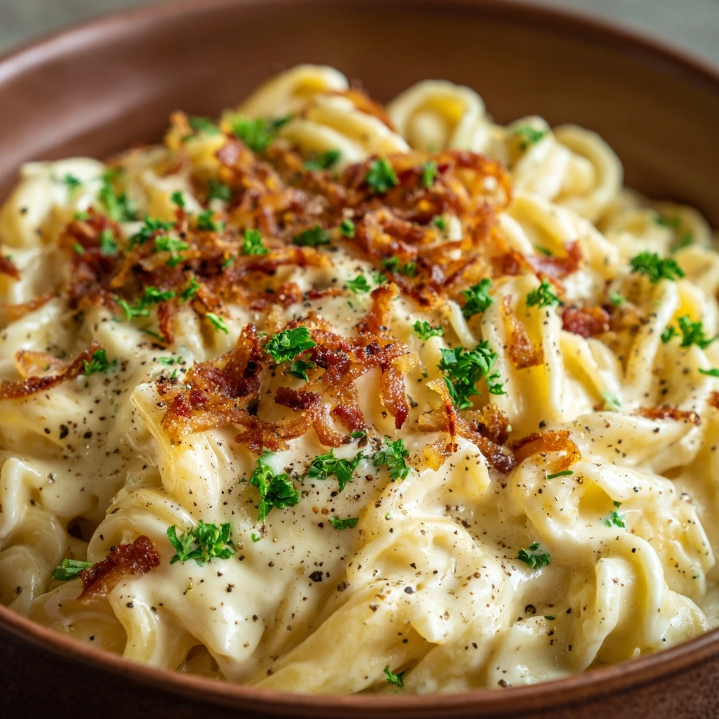 French Onion Pasta Salad Recipe - Recipe Image