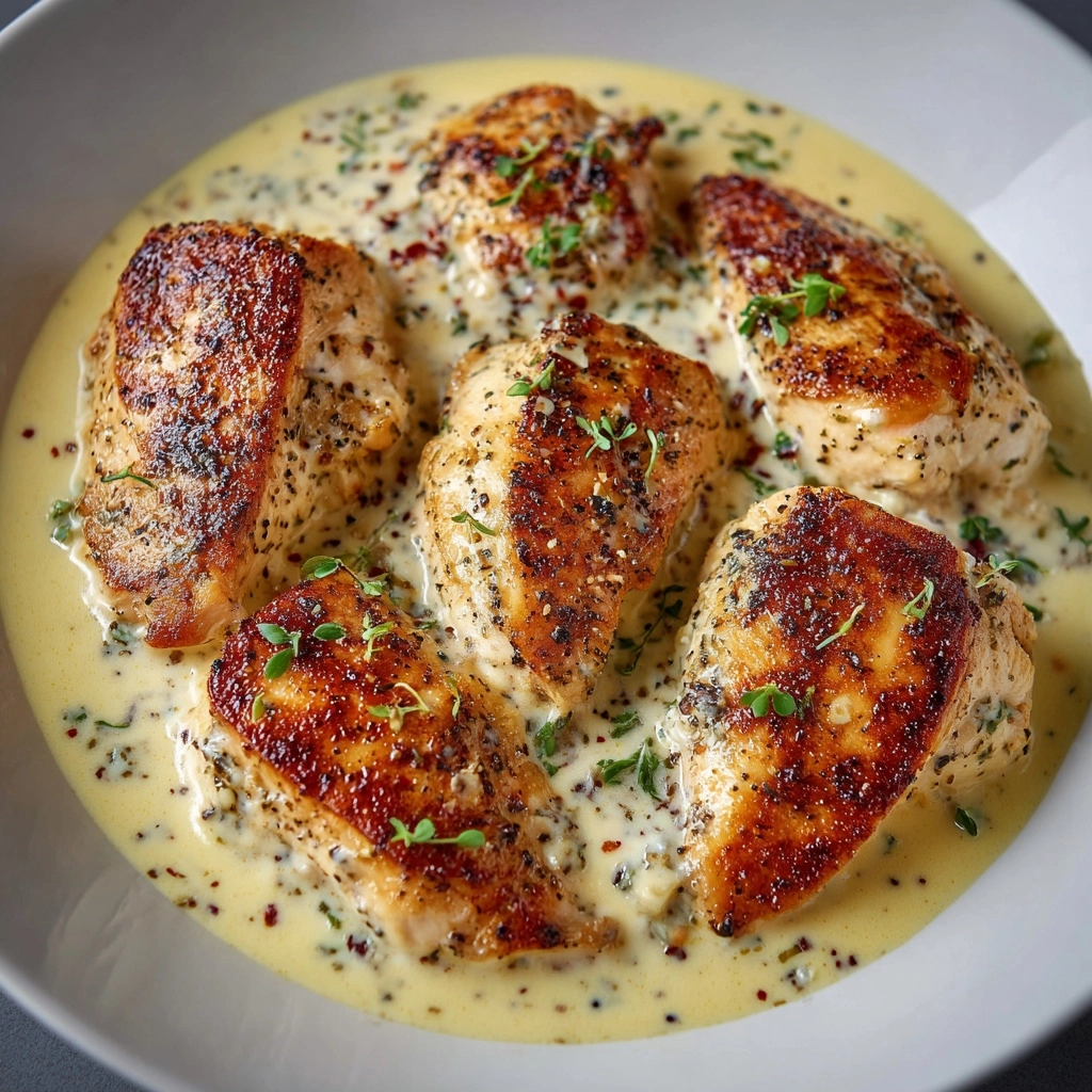 Creamy Asiago Chicken Recipe - Recipe Image