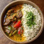 Persian Inspired Herb and Beef Stew with Rice Recipe