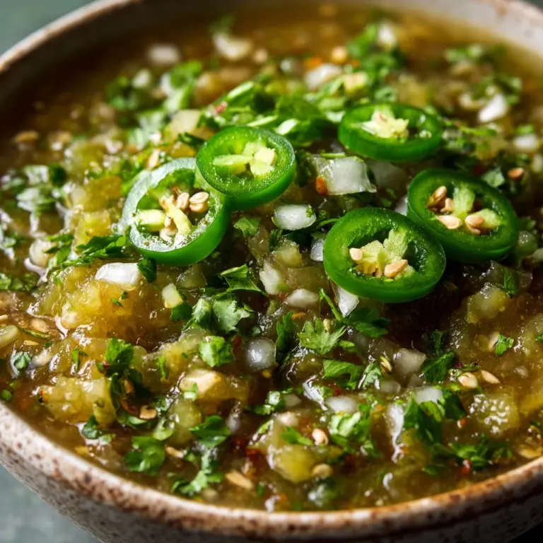 Cilantro-Lime Jalapeño Salsa Recipe