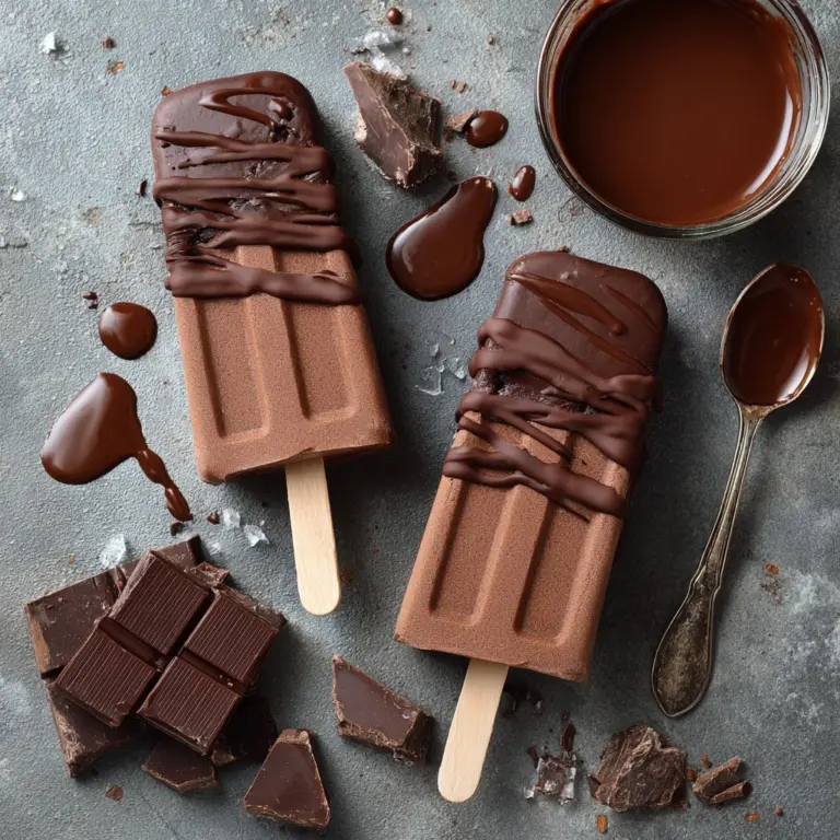 Chocolate Ice Cream Bars Recipe