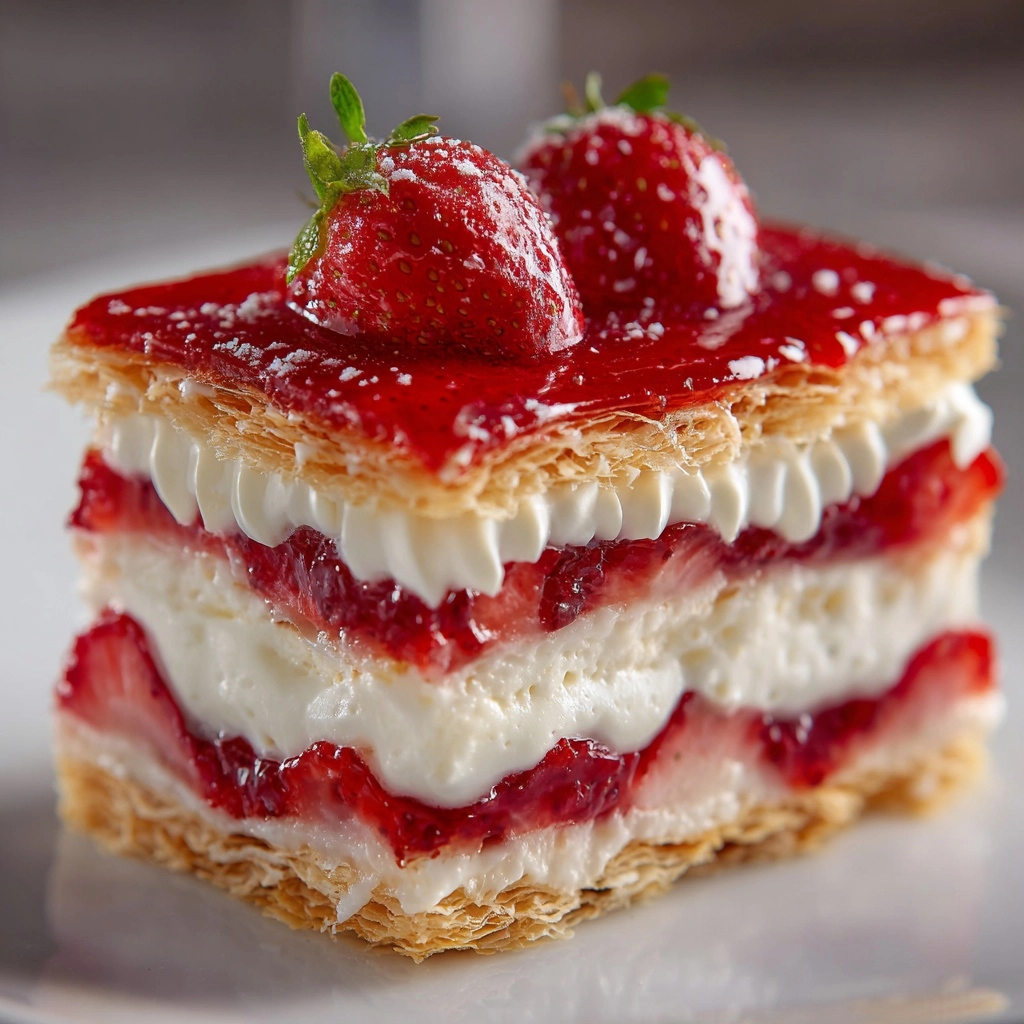 Strawberry Eclair Cake Recipe - Recipe Image