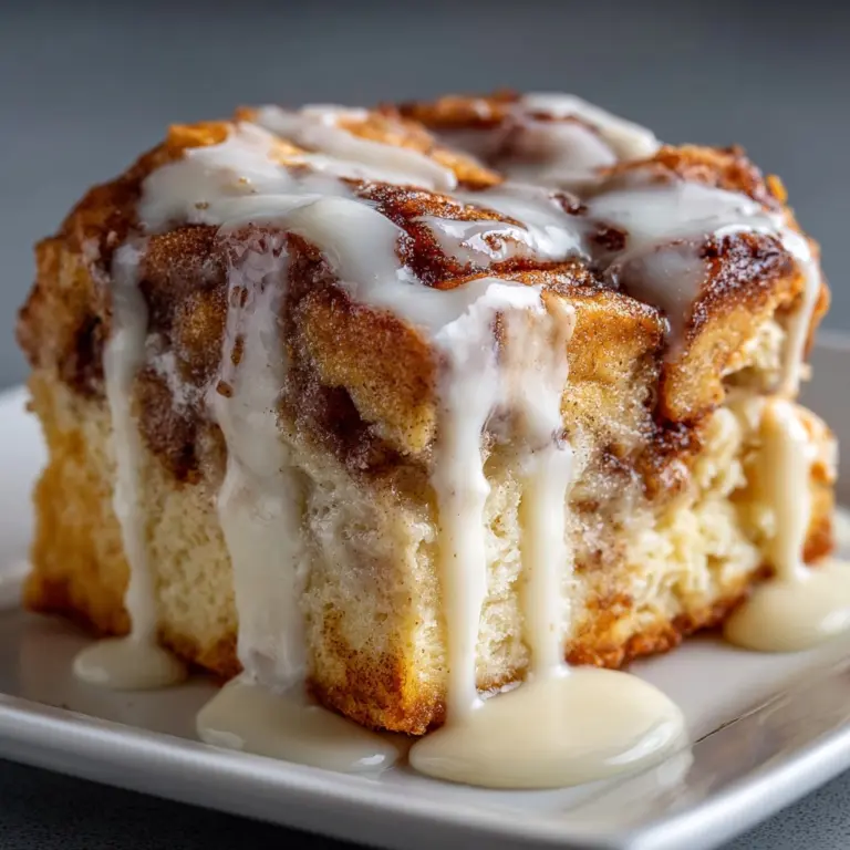 High-Protein Cinnamon Roll Baked Oatmeal Recipe