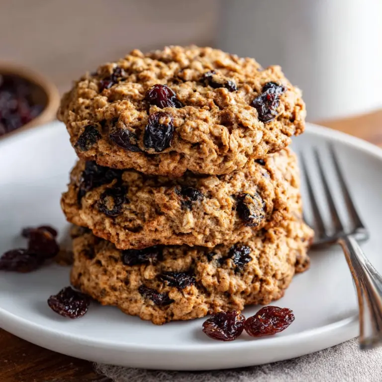 Vegan Oatmeal Raisin Cookies Recipe