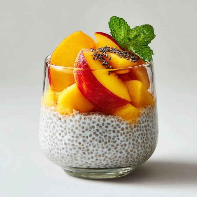 Great Peach Chia Pudding Recipe