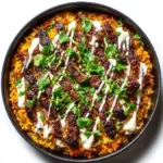 Cheesy Steak & Cilantro Lime Rice Burritos Recipe