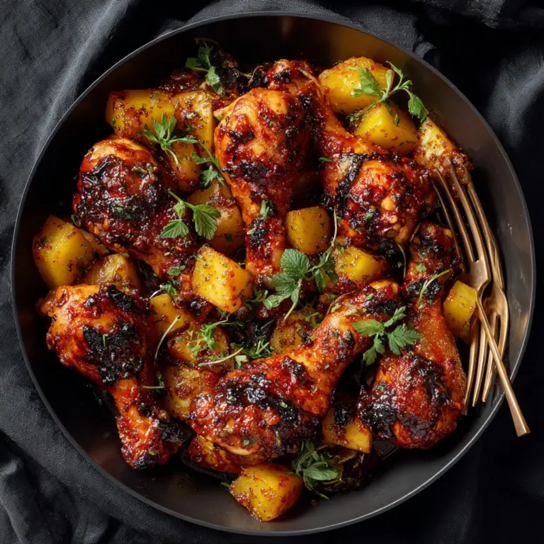 Baked Jamaican Pineapple Jerk Chicken Recipe