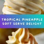 Homemade Pineapple Soft Serve Ice Cream Recipe