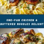One-Pan Chicken with Buttered Noodles Recipe