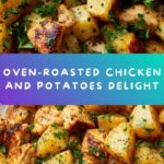 Diced Potatoes with Chicken from the Oven Recipe