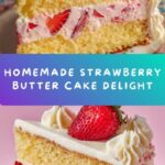 Strawberry Butter Cake Recipe