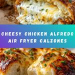 Chicken Alfredo Air Fryer Calzones Recipe
