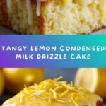 Lemon Condensed Milk Drizzle Cake Recipe